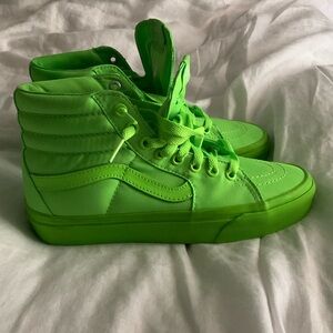 Vans Sk8-Hi 'Neon Green', Unisex, Size Men's 4.5 -Women's 6